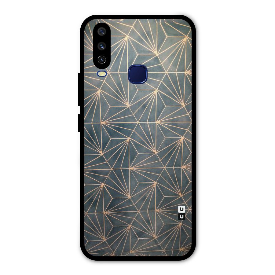 Dotted Lines Pattern Metal Back Case for Vivo V17