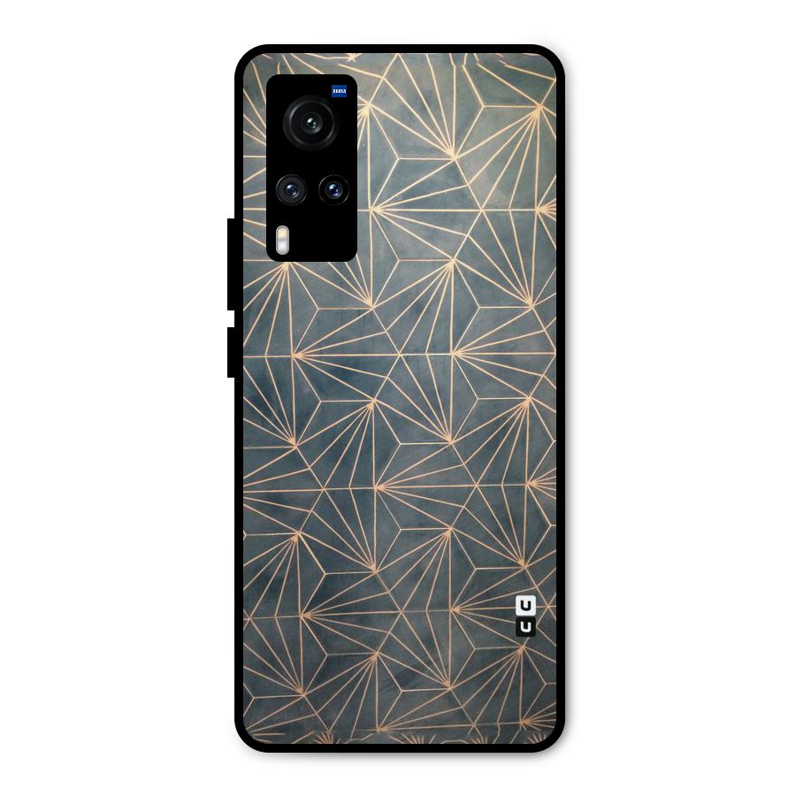 Dotted Lines Pattern Metal Back Case for Vivo X60
