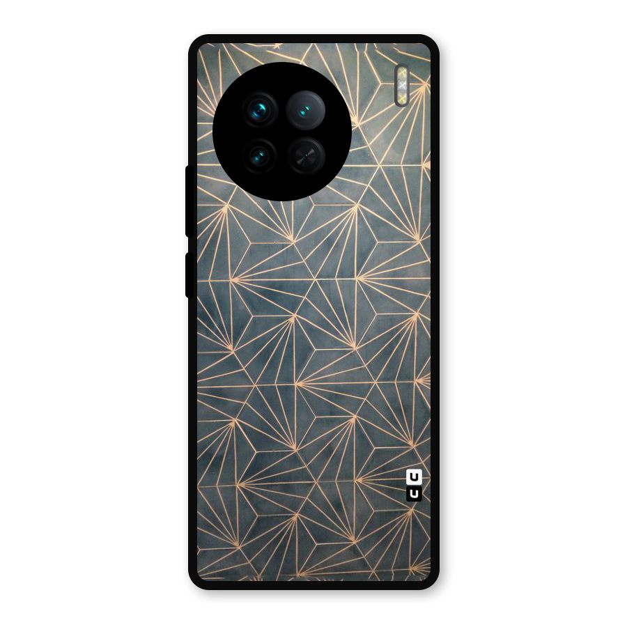 Dotted Lines Pattern Metal Back Case for Vivo X90