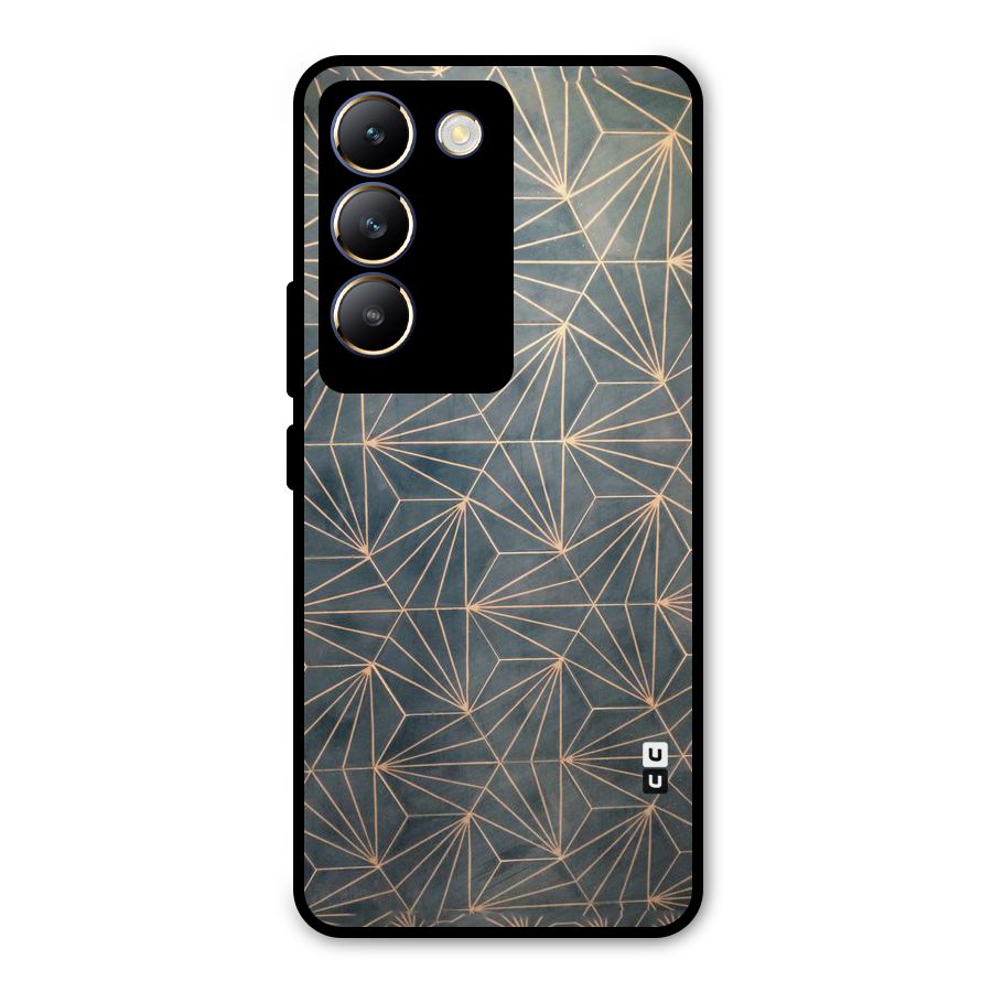 Dotted Lines Pattern Metal Back Case for Vivo Y200e