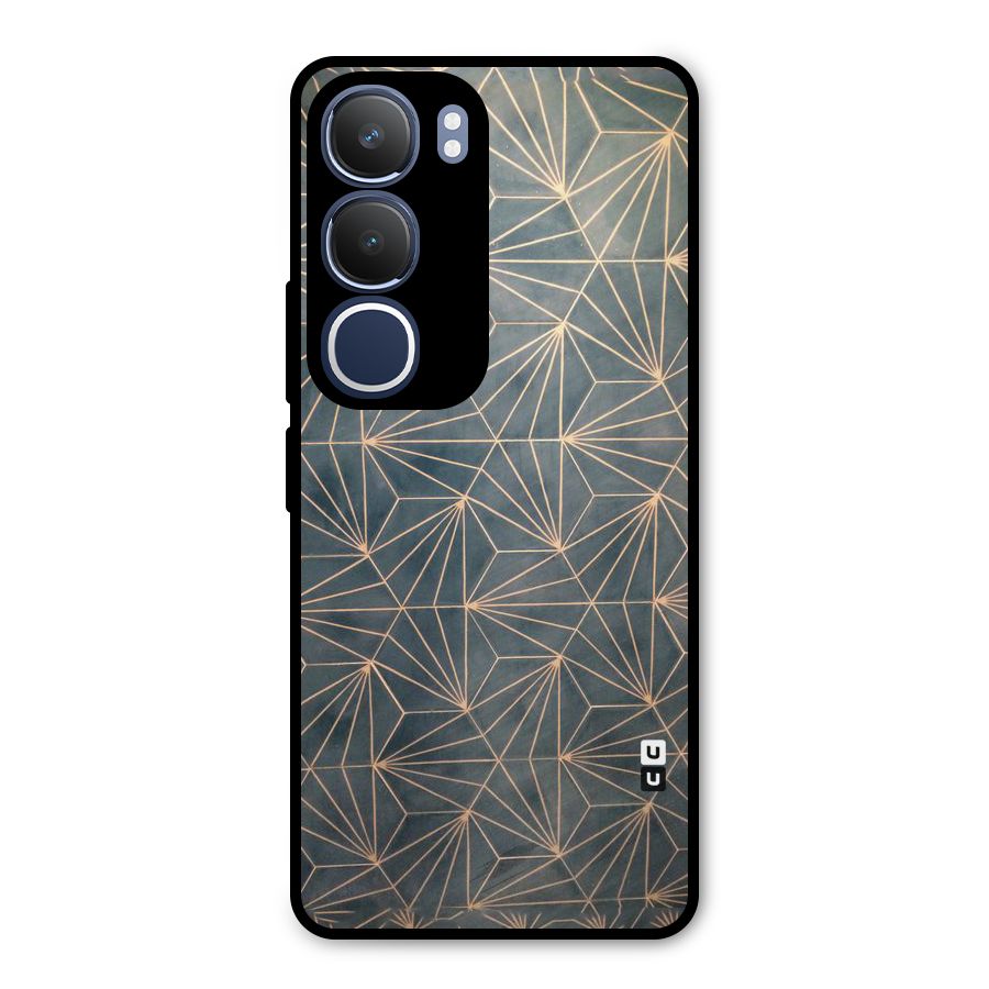 Dotted Lines Pattern Metal Back Case for Vivo Y29