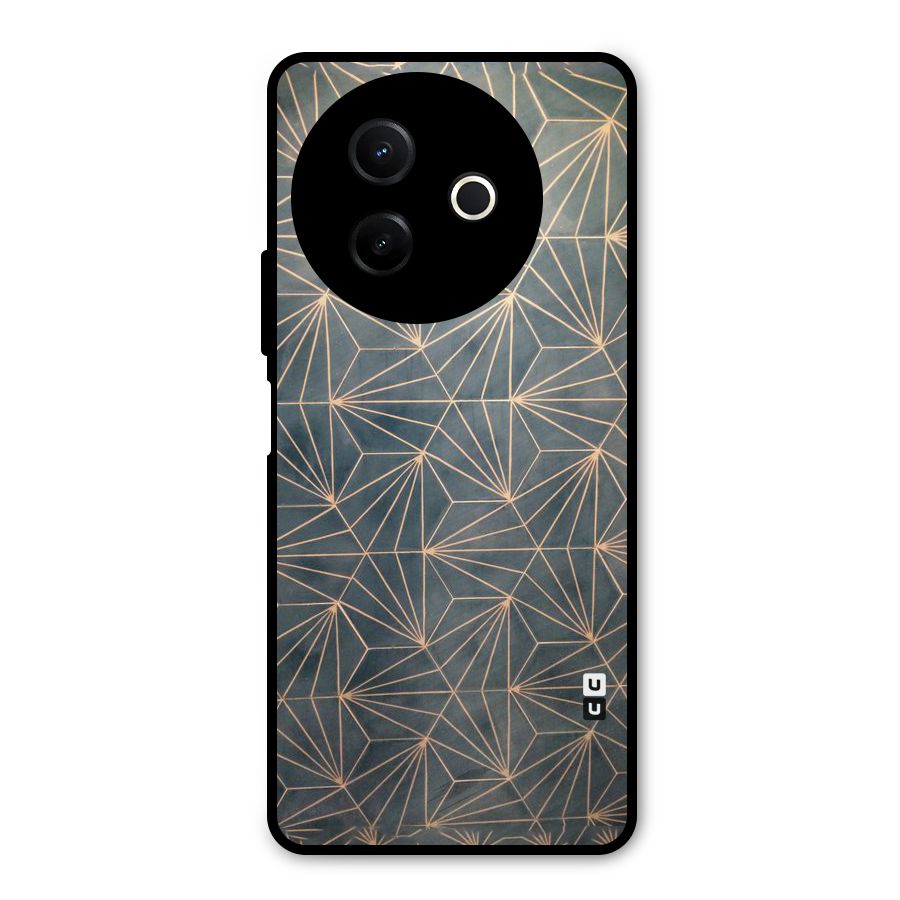 Dotted Lines Pattern Metal Back Case for Vivo Y39
