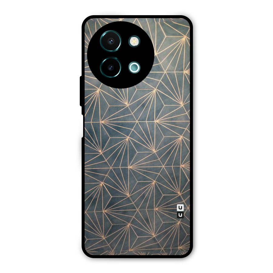 Dotted Lines Pattern Metal Back Case for Vivo Y58