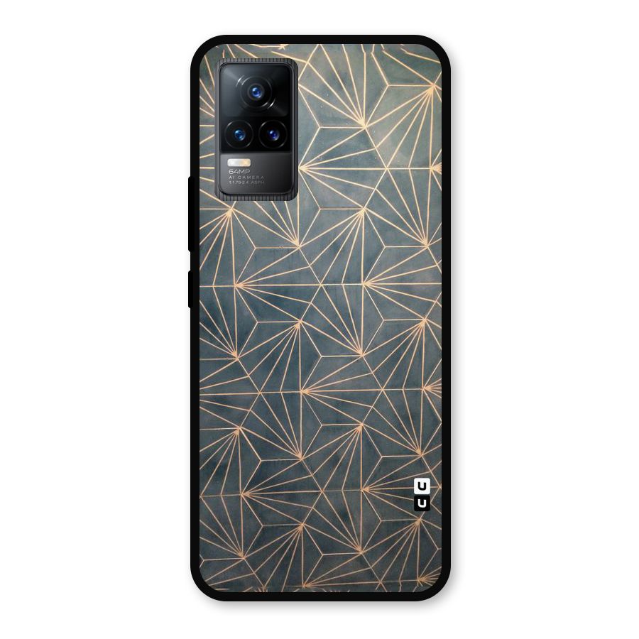 Dotted Lines Pattern Metal Back Case for Vivo Y73