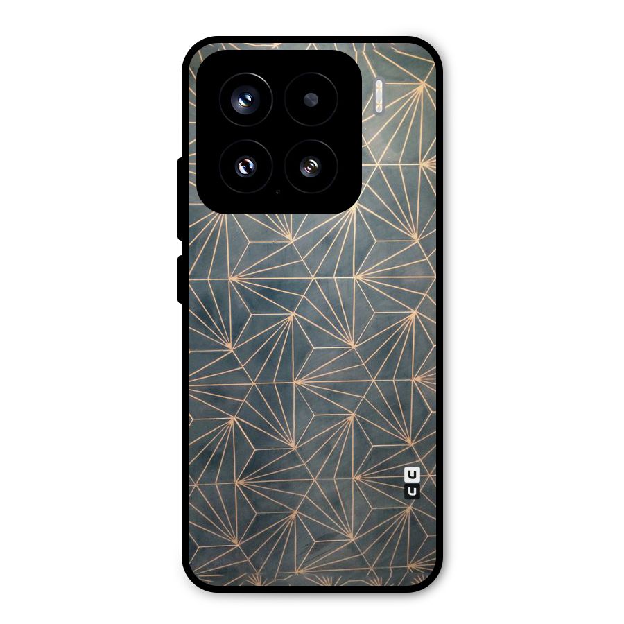 Dotted Lines Pattern Metal Back Case for Xiaomi 15
