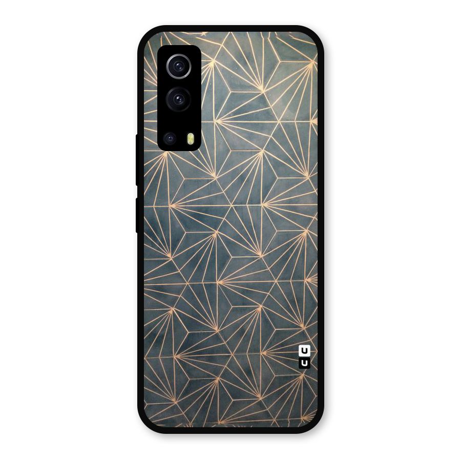 Dotted Lines Pattern Metal Back Case for iQOO Z3