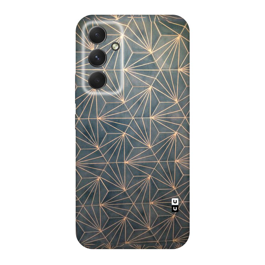 Dotted Lines Pattern Original Polycarbonate Back Case for Galaxy A54