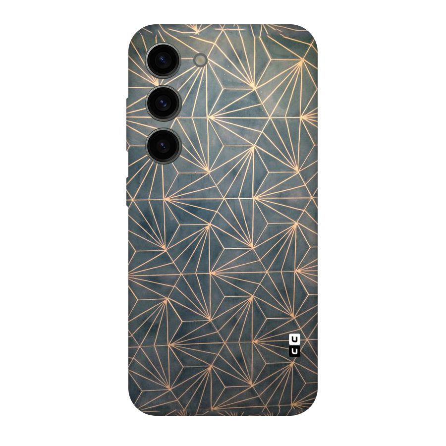 Dotted Lines Pattern Original Polycarbonate Back Case for Galaxy S23
