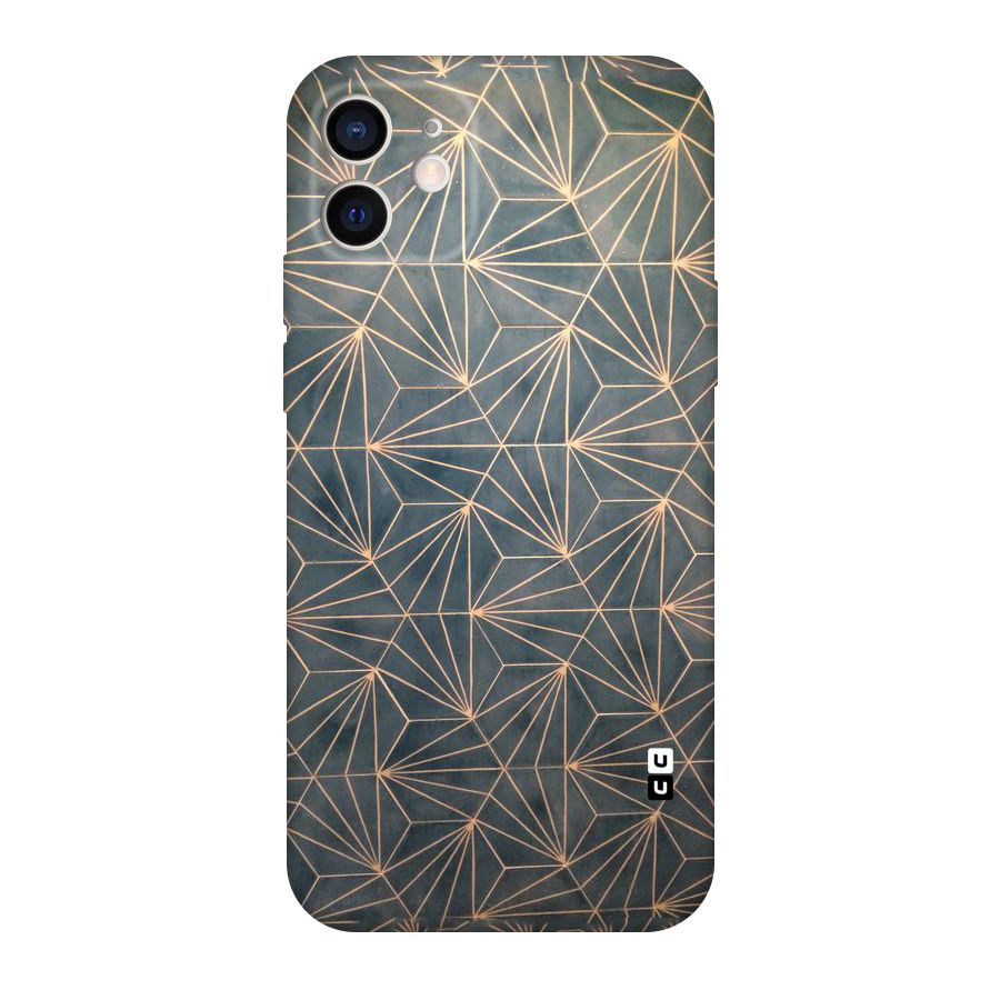 Dotted Lines Pattern Original Polycarbonate Back Case for iPhone 12
