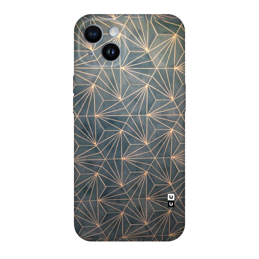 Dotted Lines Pattern Original Polycarbonate Back Case for iPhone 14