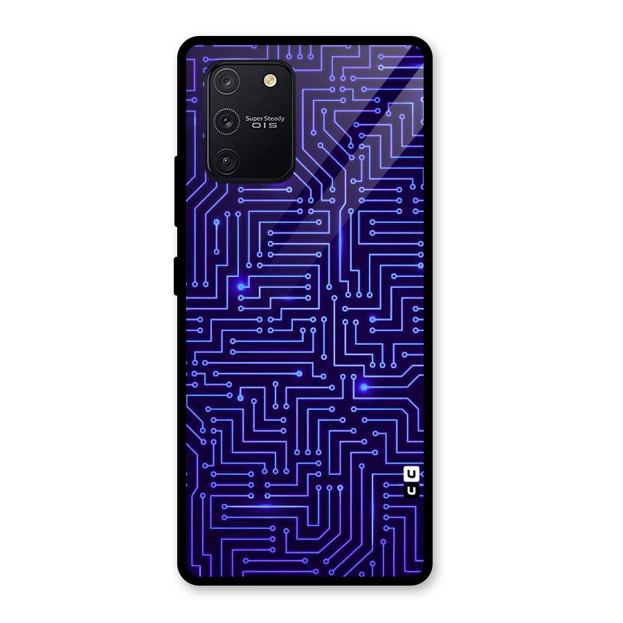 Dotting Lines Glass Back Case for Galaxy S10 Lite
