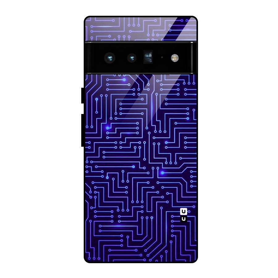 Dotting Lines Glass Back Case for Google Pixel 6 Pro