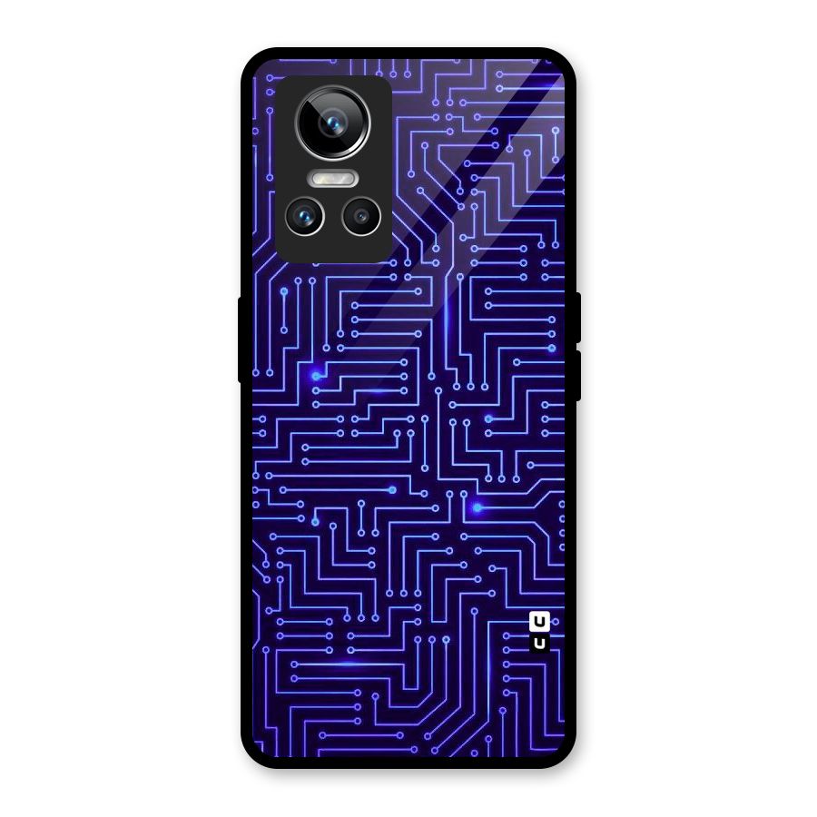 Dotting Lines Glass Back Case for Realme GT Neo 3