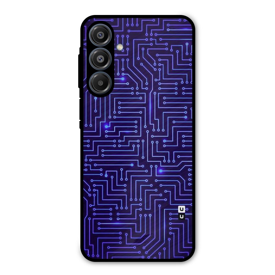 Dotting Lines Metal Back Case for Galaxy A16 5G