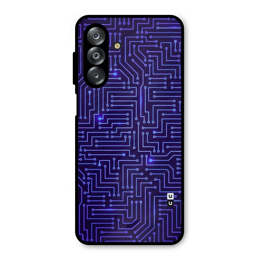Dotting Lines Metal Back Case for Galaxy A26