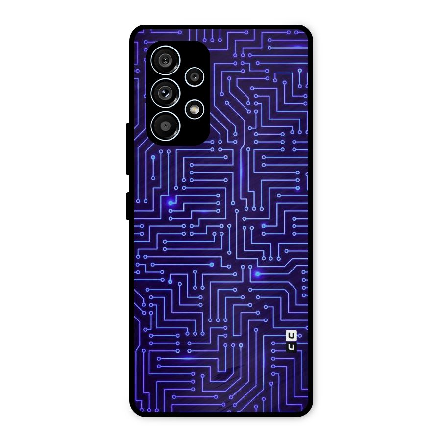 Dotting Lines Metal Back Case for Galaxy A53 5G