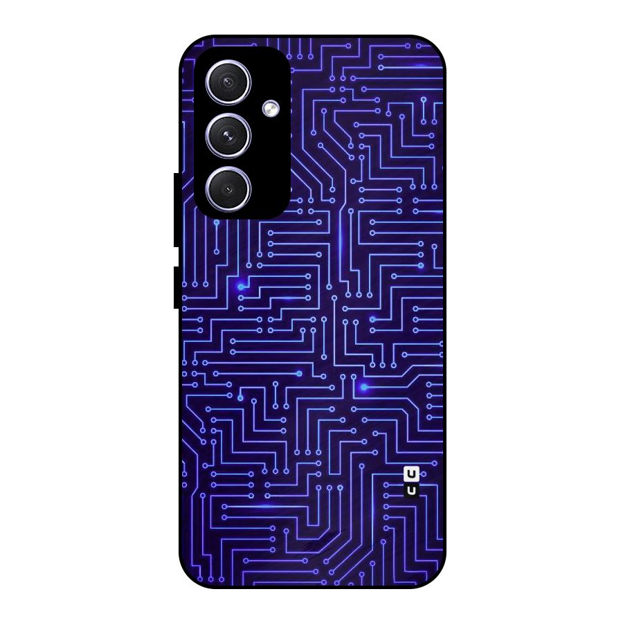 Dotting Lines Metal Back Case for Galaxy A54