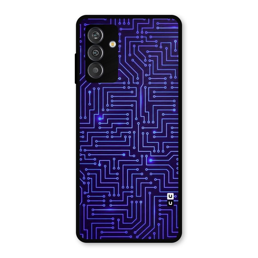 Dotting Lines Metal Back Case for Galaxy F13