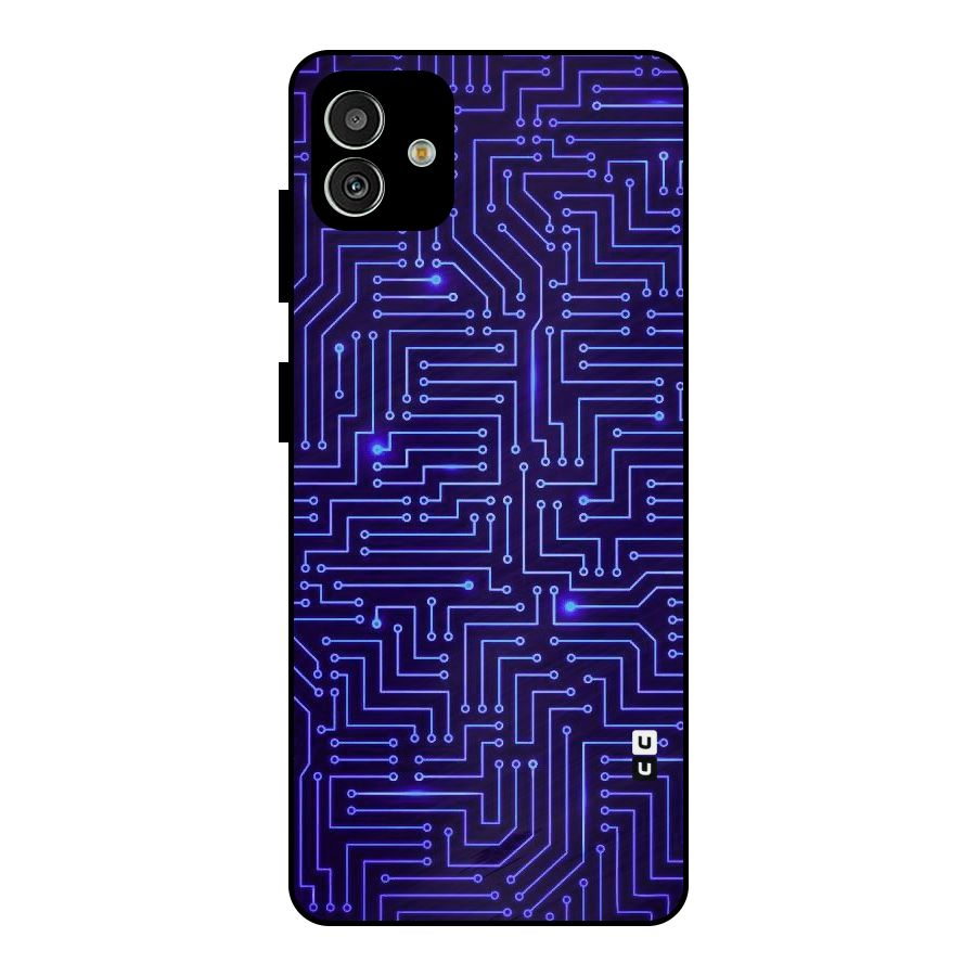 Dotting Lines Metal Back Case for Galaxy M13 5G
