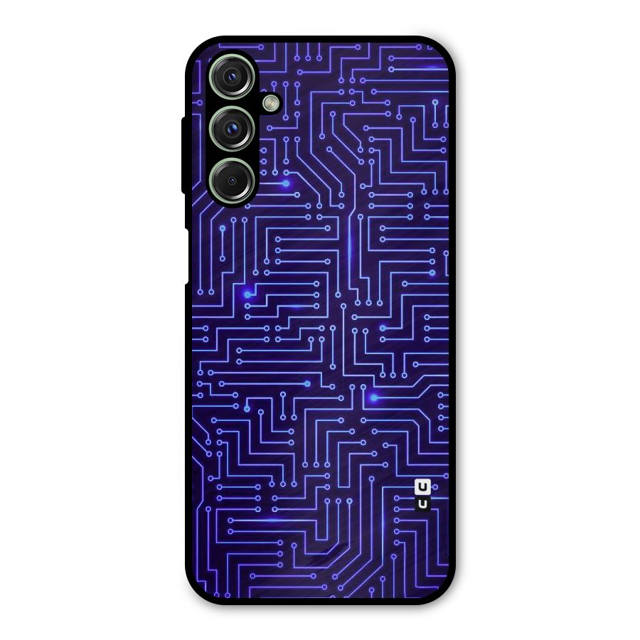Dotting Lines Metal Back Case for Galaxy M34