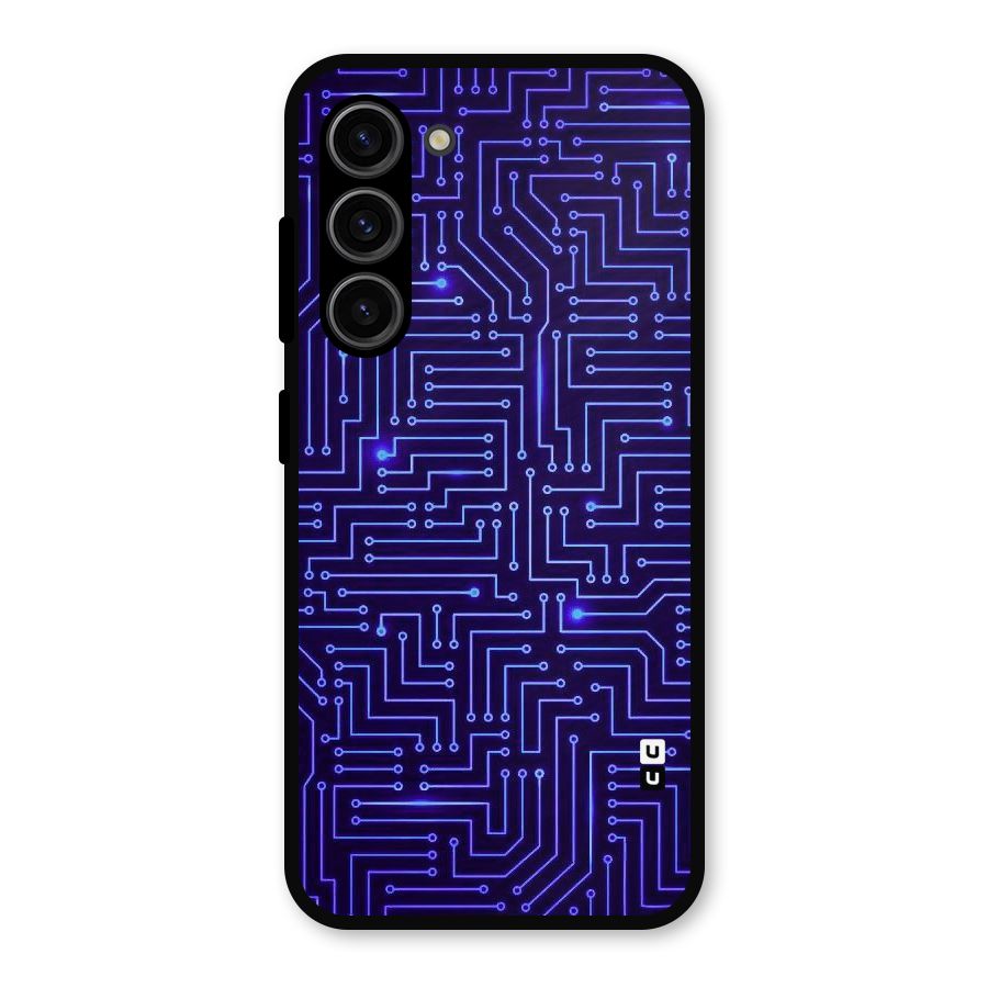 Dotting Lines Metal Back Case for Galaxy S23