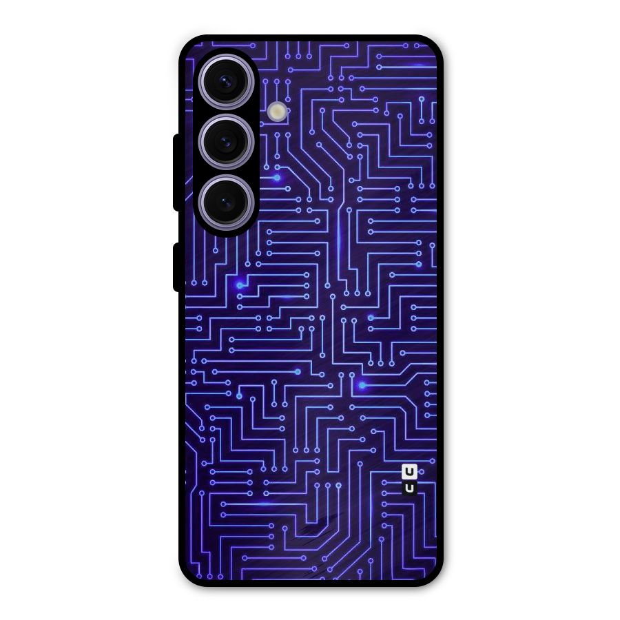 Dotting Lines Metal Back Case for Galaxy S24