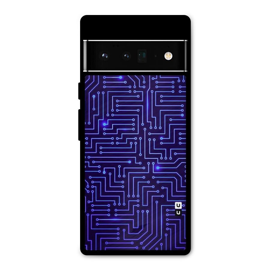 Dotting Lines Metal Back Case for Google Pixel 6 Pro