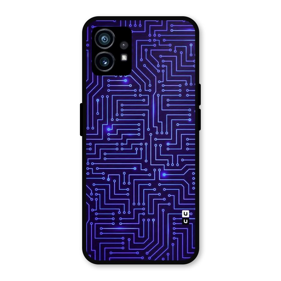 Dotting Lines Metal Back Case for Nothing Phone 1
