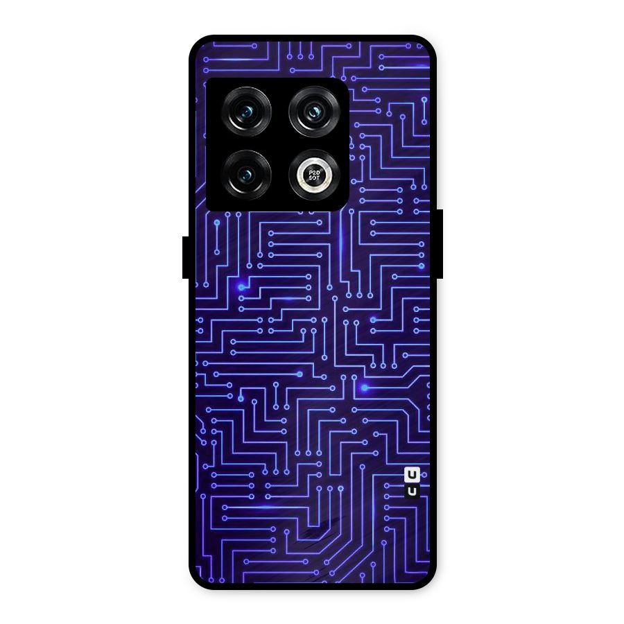 Dotting Lines Metal Back Case for OnePlus 10 Pro 5G