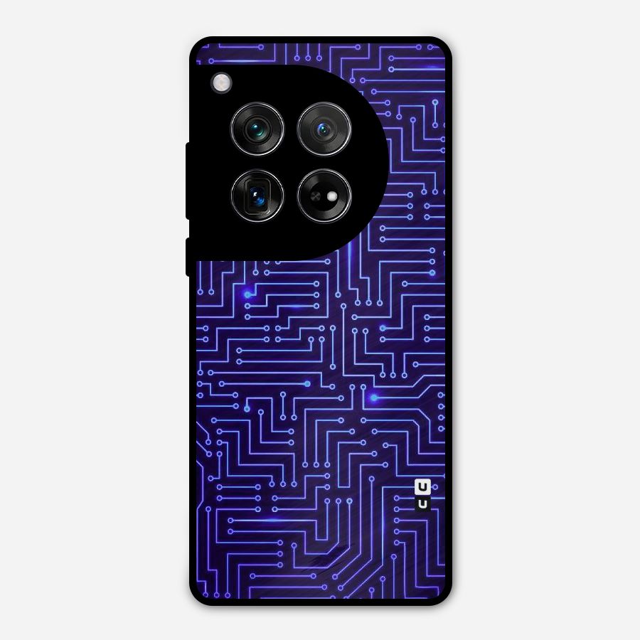 Dotting Lines Metal Back Case for OnePlus 12