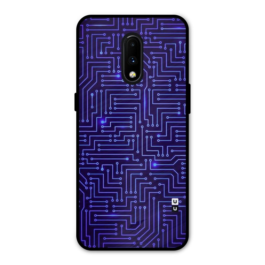 Dotting Lines Metal Back Case for OnePlus 7