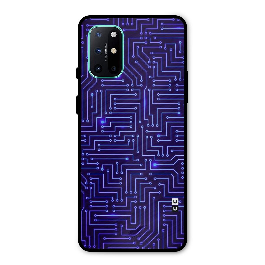 Dotting Lines Metal Back Case for OnePlus 8T