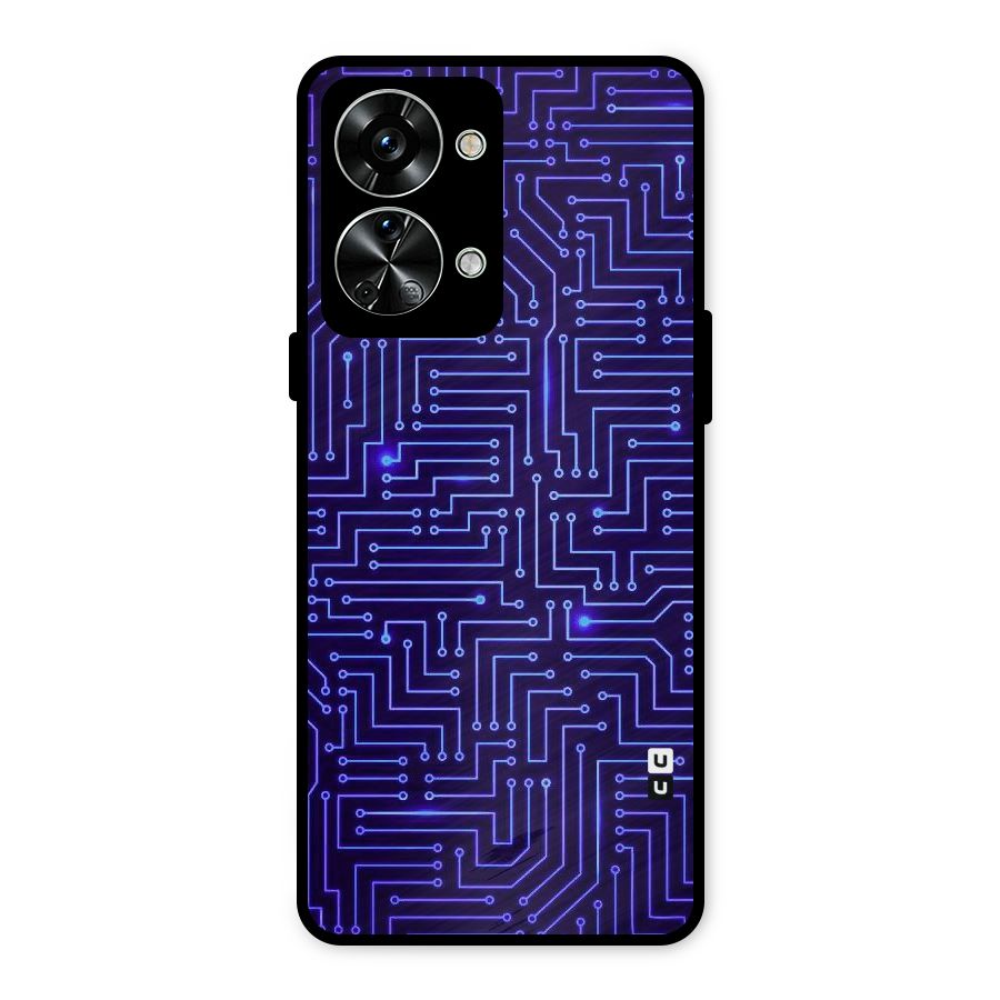 Dotting Lines Metal Back Case for OnePlus Nord 2T