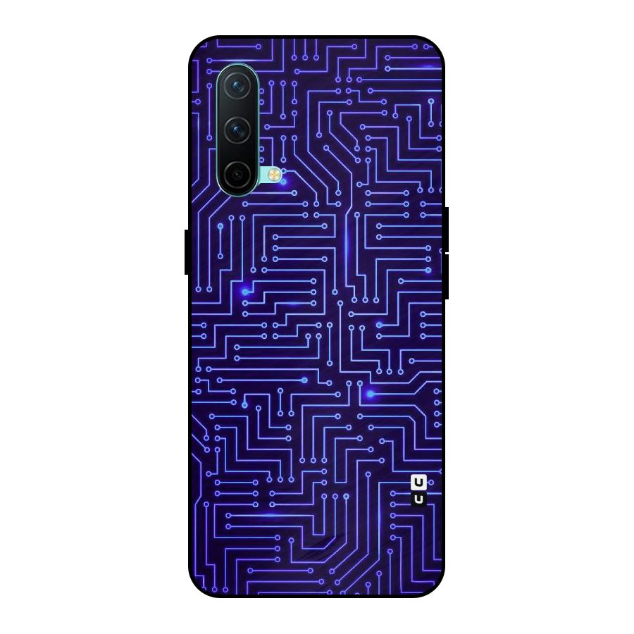 Dotting Lines Metal Back Case for OnePlus Nord CE 5G