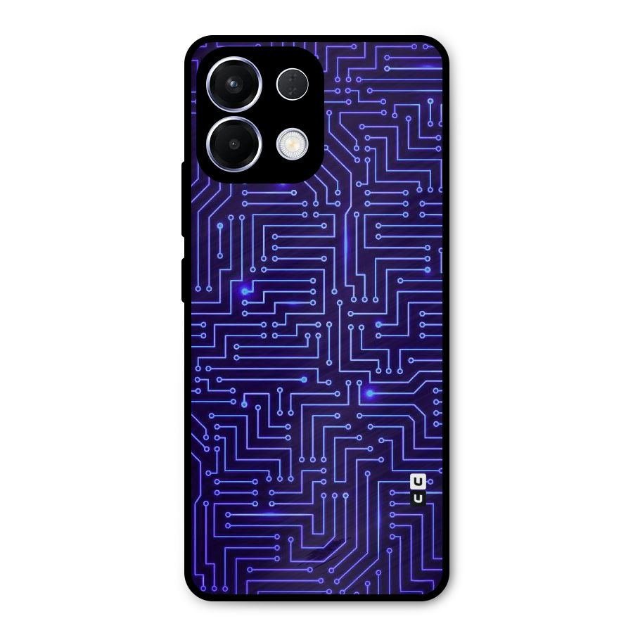 Dotting Lines Metal Back Case for Oppo K13