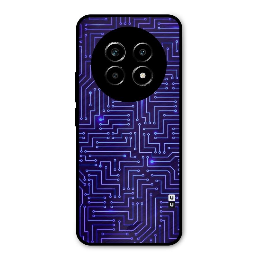 Dotting Lines Metal Back Case for Realme 13 Pro
