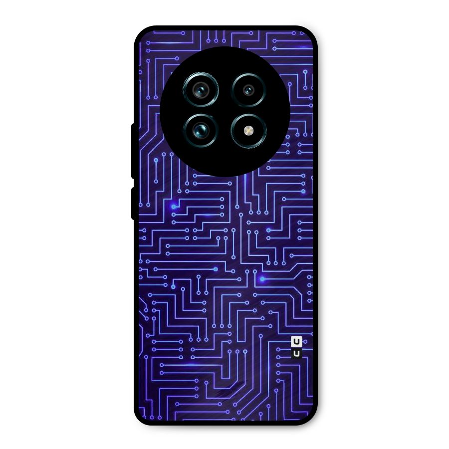 Dotting Lines Metal Back Case for Realme 13 Pro Plus