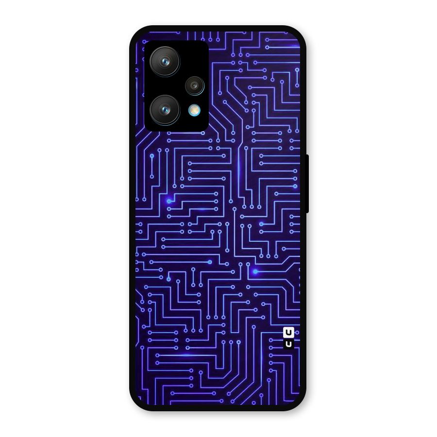 Dotting Lines Metal Back Case for Realme 9 Pro Plus 5G