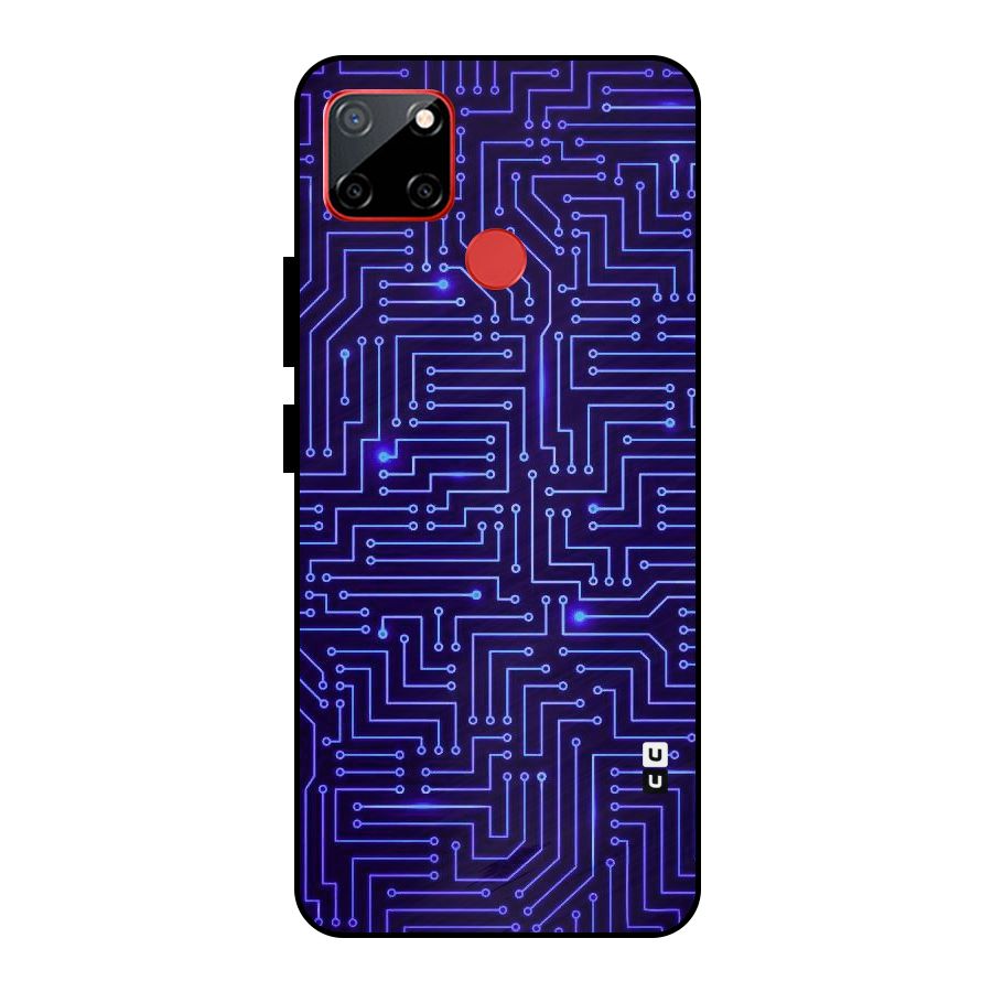 Dotting Lines Metal Back Case for Realme C12