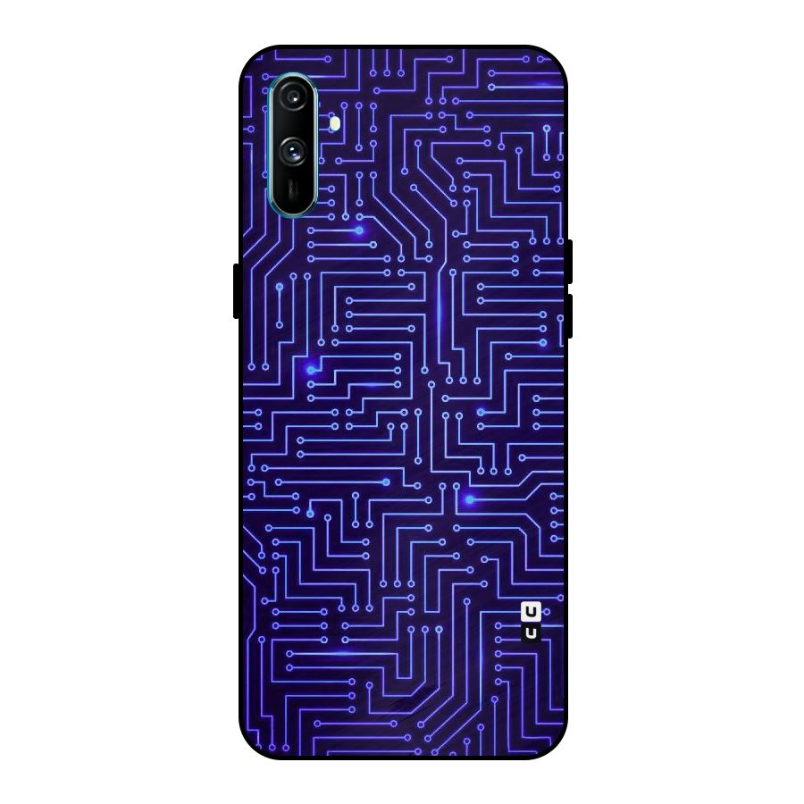 Dotting Lines Metal Back Case for Realme C3