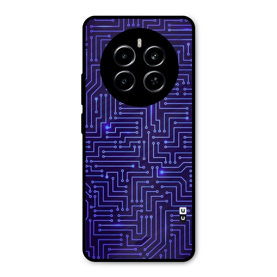 Dotting Lines Metal Back Case for Realme P1