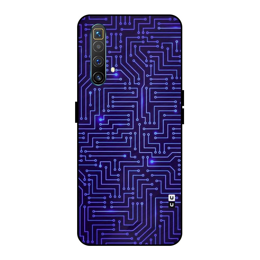 Dotting Lines Metal Back Case for Realme X3 SuperZoom