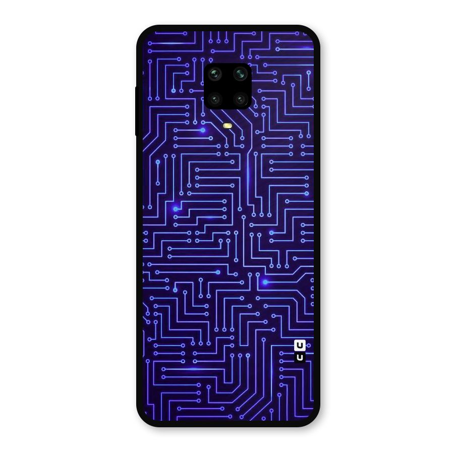 Dotting Lines Metal Back Case for Redmi Note 9 Pro Max