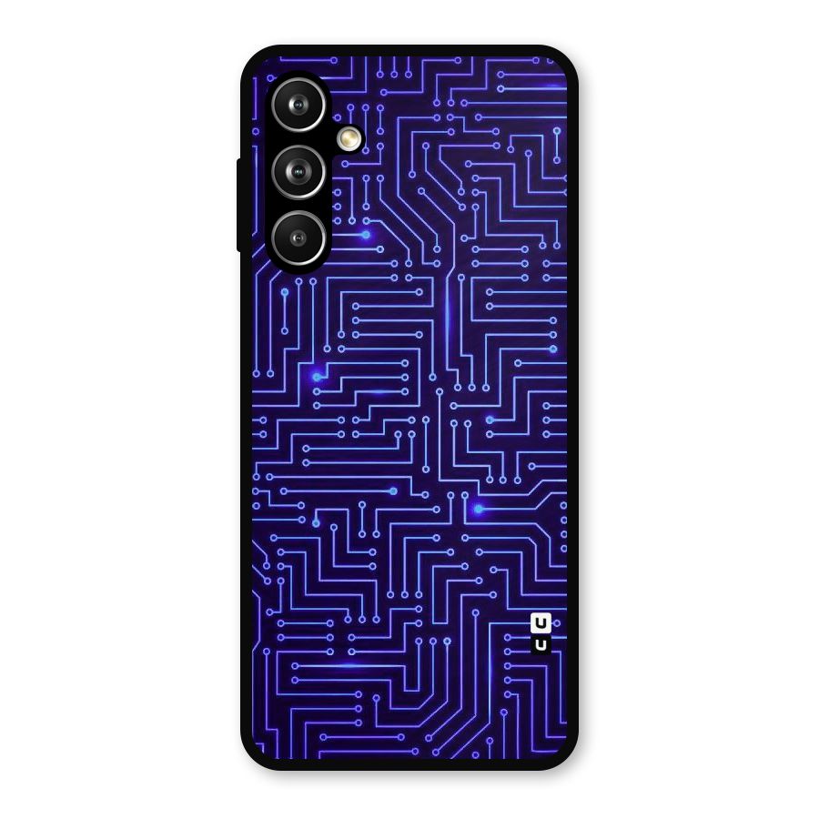 Dotting Lines Metal Back Case for Samsung Galaxy M54