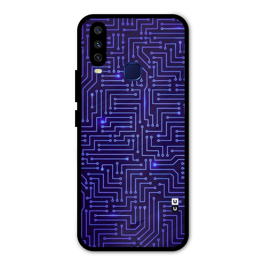 Dotting Lines Metal Back Case for Vivo V17