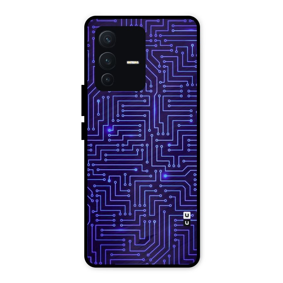 Dotting Lines Metal Back Case for Vivo V23 5G