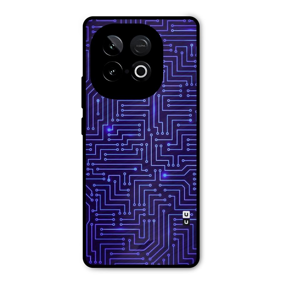 Dotting Lines Metal Back Case for iQOO Neo 10