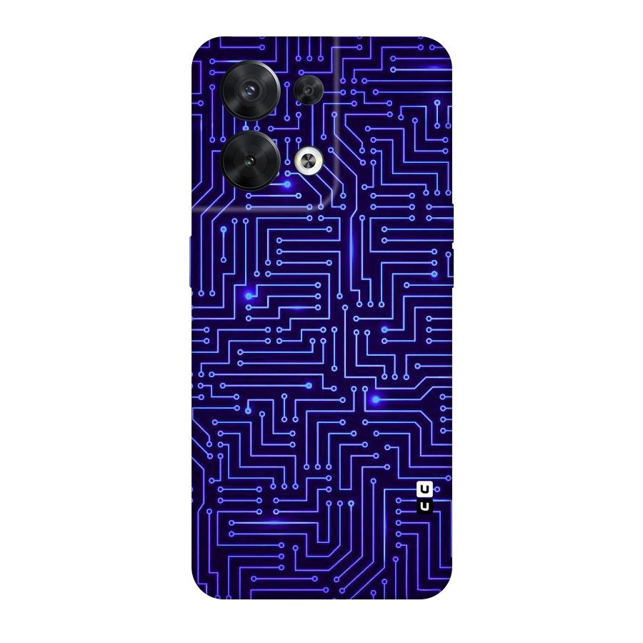 Dotting Lines Original Polycarbonate Back Case for Oppo Reno8 5G