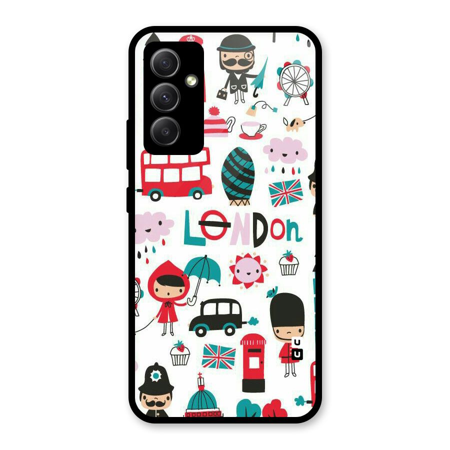 Double Decker Glass Back Case for Galaxy A34