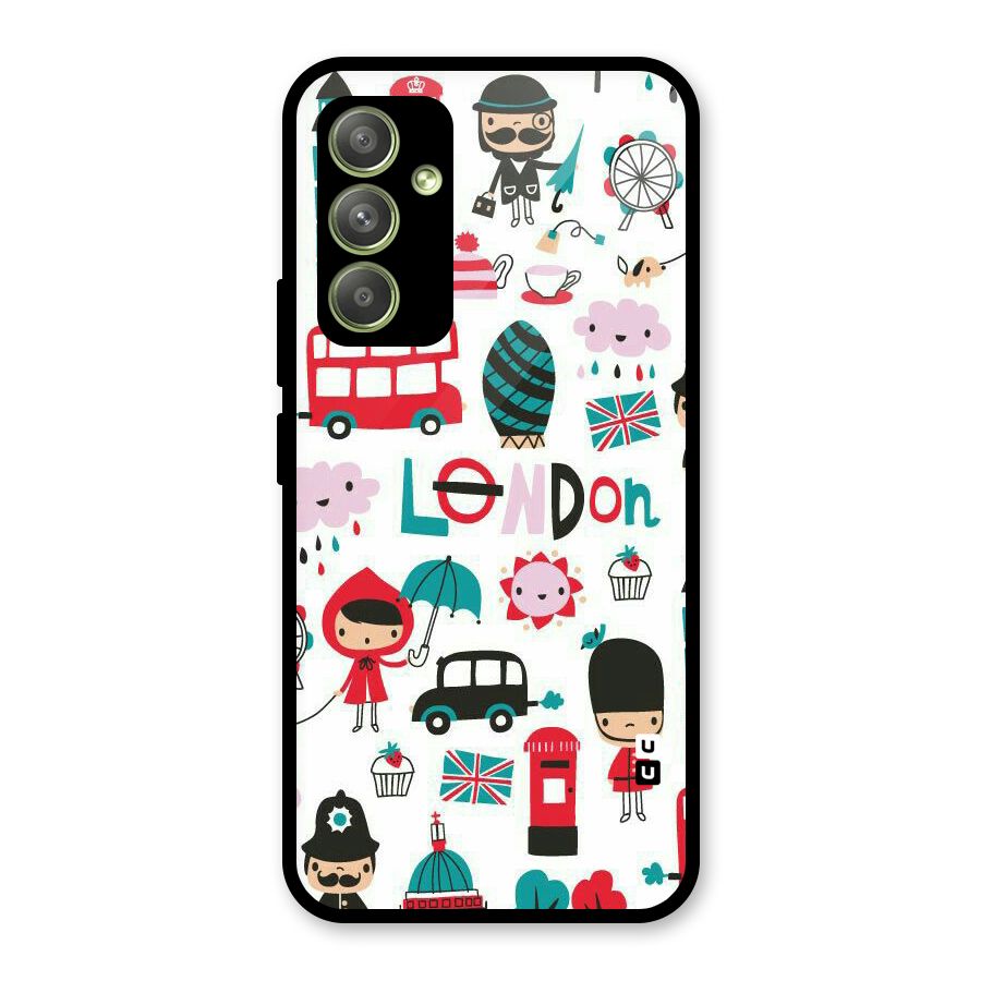 Double Decker Glass Back Case for Galaxy A54